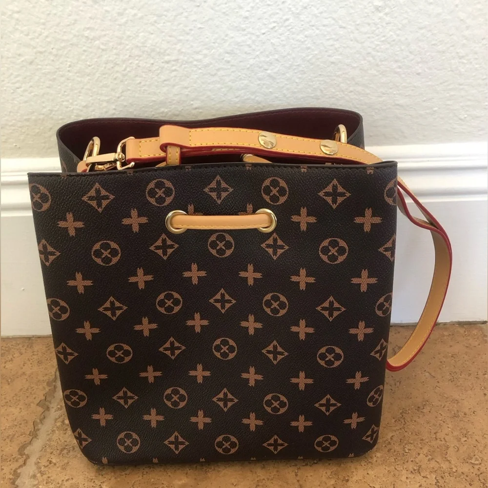 INSPIRED-BY MONOGRAM BUCKET BAG - DETACHABLE STRAP ( GOOD CONDITION)